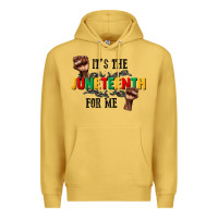 Antique Gold its the juneteenth for me Premium Hoodie - CowGirlArtShop