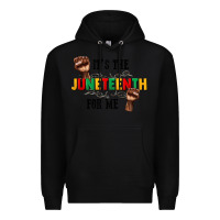 Black its the juneteenth for me Premium Hoodie - CowGirlArtShop