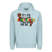 Blue Mist its the juneteenth for me Premium Hoodie - CowGirlArtShop