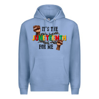 Colony Blue its the juneteenth for me Premium Hoodie - CowGirlArtShop