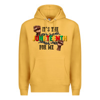Mustard its the juneteenth for me Premium Hoodie - CowGirlArtShop