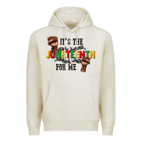 Oatmeal Heather its the juneteenth for me Premium Hoodie - CowGirlArtShop
