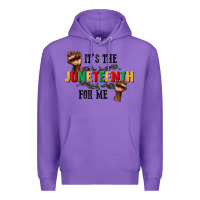 Purple its the juneteenth for me Premium Hoodie - CowGirlArtShop