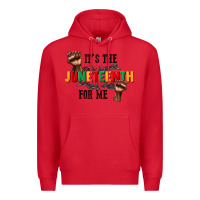 Red its the juneteenth for me Premium Hoodie - CowGirlArtShop