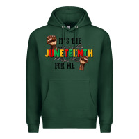 Sports Green its the juneteenth for me Premium Hoodie - CowGirlArtShop