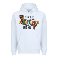 White its the juneteenth for me Premium Hoodie - CowGirlArtShop
