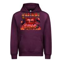 Mauve Wine Valentine's Day Wild Thing You Make My Heart Sing Urban Hoodie - FaDigitalArtStudio