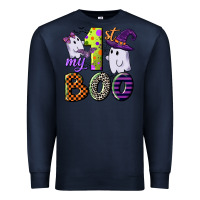 Navy my first boo Premium Sweatshirt - CowGirlArtShop