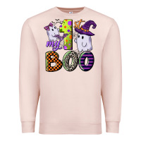 Pale Pink my first boo Premium Sweatshirt - CowGirlArtShop