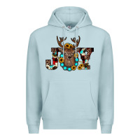Blue Mist christmas joy Premium Hoodie - JahusDesignShop