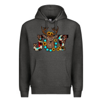 Charcoal Heather christmas joy Premium Hoodie - JahusDesignShop