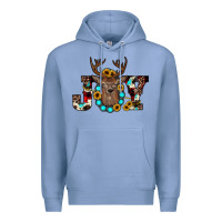 Colony Blue christmas joy Premium Hoodie - JahusDesignShop
