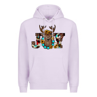 Lilac christmas joy Premium Hoodie - JahusDesignShop