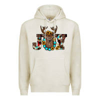 Oatmeal Heather christmas joy Premium Hoodie - JahusDesignShop