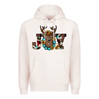 Pale Pink christmas joy Premium Hoodie - JahusDesignShop