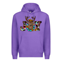 Purple christmas joy Premium Hoodie - JahusDesignShop