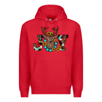 Red christmas joy Premium Hoodie - JahusDesignShop