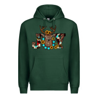 Sports Green christmas joy Premium Hoodie - JahusDesignShop