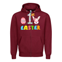 Burgundy EASTER Zipper Hoodie - Bettercallsaul