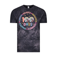 Cloud Black 100 days of school Vintage Tee - MaliasSmallBusiness