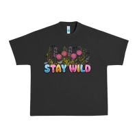 Pigment Black stay wild Urban Heavy Tee - MaliasSmallBusiness