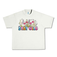 Pistachio stay wild Urban Heavy Tee - MaliasSmallBusiness