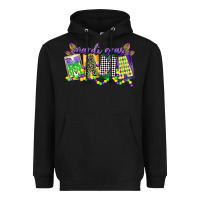 Black mardi gras mama Heavyweight Hoodie - CowGirlArtShop