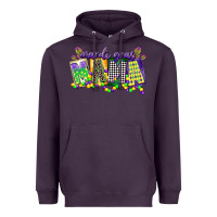 Plum mardi gras mama Heavyweight Hoodie - CowGirlArtShop