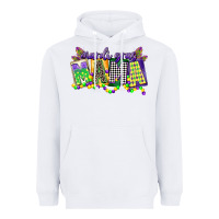 White mardi gras mama Heavyweight Hoodie - CowGirlArtShop
