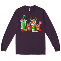 Plum Elf coffee cups Long Sleeve Tee - NancyCooperArtShop