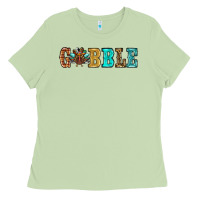 Matcha gobble thanksgiving turkey Ladies Tee - RanaPortraitStore