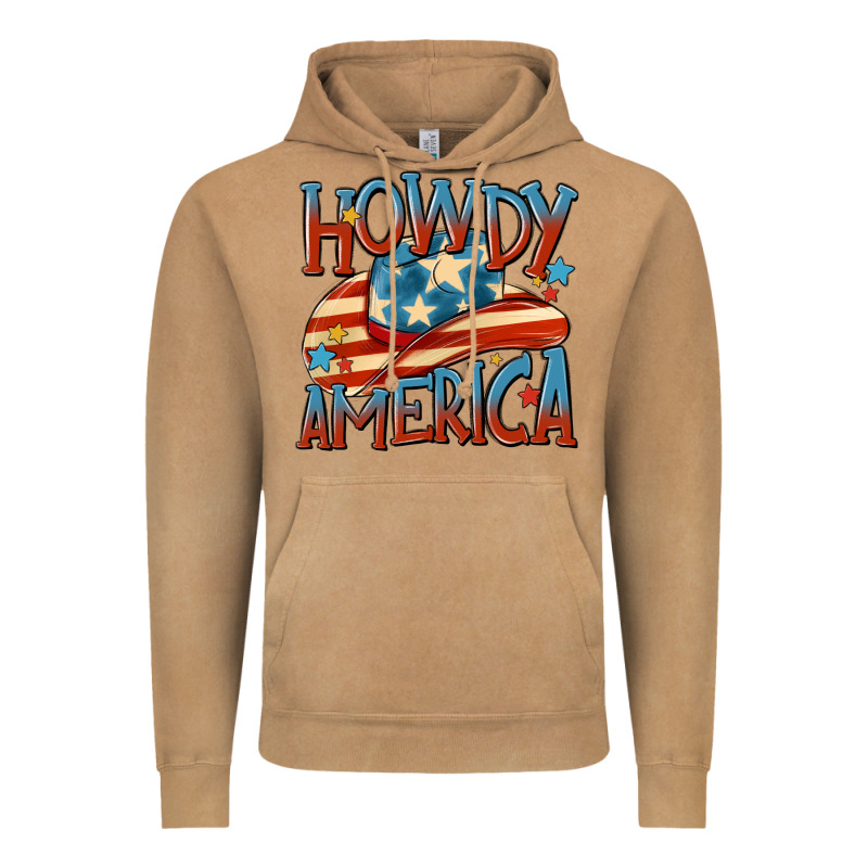 Howdy America Vintage Hoodie by MaliasSmallBusiness | Teevron
