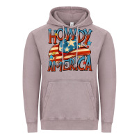 Vintage Zinc howdy america Vintage Hoodie - MaliasSmallBusiness