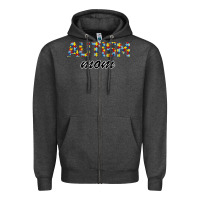 Charcoal Heather Autism mom Zipper Hoodie - Bettercallsaul