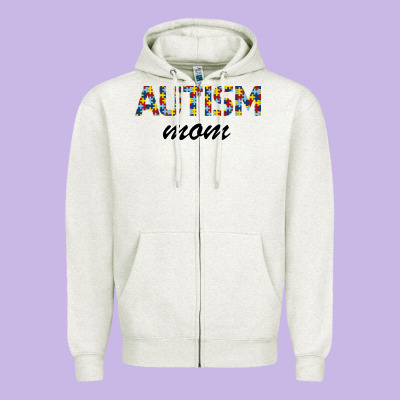 Autism Mom Zipper Hoodie Designed By Bettercallsaul