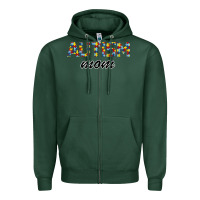 Sports Green Autism mom Zipper Hoodie - Bettercallsaul