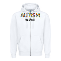 White Autism mom Zipper Hoodie - Bettercallsaul