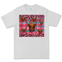 Dove Grey highland cow valentines Premium Tee - JahusDesignShop