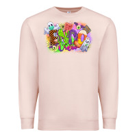 Pale Pink endo crew Premium Sweatshirt - CowGirlArtShop