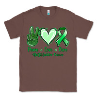 Chestnut Peace love cure Gallbladder Cancer Classic Tee - NancyCooperArtShop