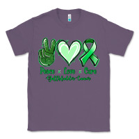 Lavender Peace love cure Gallbladder Cancer Classic Tee - NancyCooperArtShop