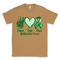 Toasted Coconut Peace love cure Gallbladder Cancer Classic Tee - NancyCooperArtShop