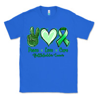 True Royal Peace love cure Gallbladder Cancer Classic Tee - NancyCooperArtShop