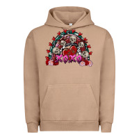 Pigment Burro skull xoxo rainbow valentine's day Urban Hoodie - FaDigitalArtStudio