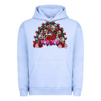 Pigment Grape Ice skull xoxo rainbow valentine's day Urban Hoodie - FaDigitalArtStudio