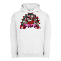 Pigment Lunar Rock skull xoxo rainbow valentine's day Urban Hoodie - FaDigitalArtStudio