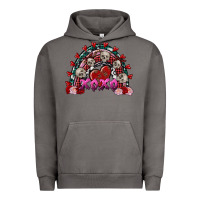 Pigment Tornado skull xoxo rainbow valentine's day Urban Hoodie - FaDigitalArtStudio