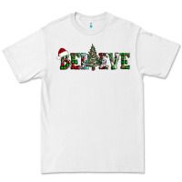 Believe Christmas Tree Premium Tee | Teevron