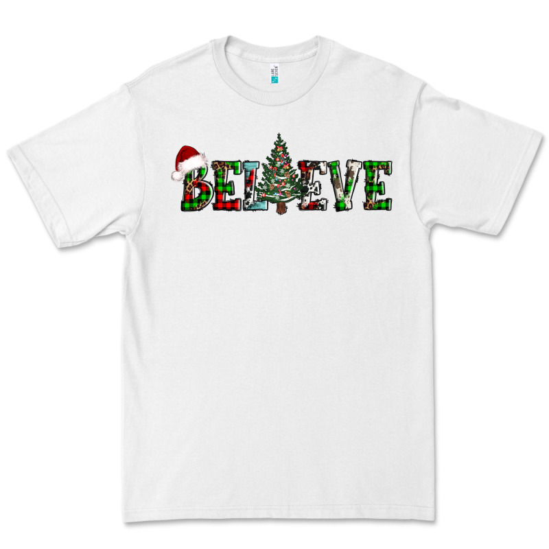 Believe Christmas Tree Premium Tee by AdoDesignShop | Teevron