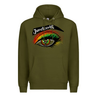 Army Green juneteenth eyelash cowgirl Premium Hoodie - CowGirlArtShop